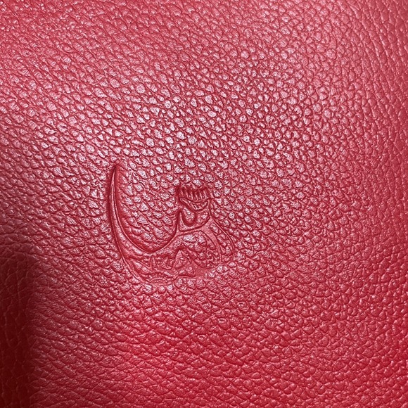 $208 By Del Rio Straw Tote Bag Women Red NEW Sequined Lips Tassel Pom Pom Large - Picture 15 of 16